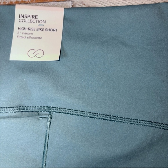 NWT! Women’s Calia Puya Green 5” Inseam Inspire High Rise Bike Short Size  XXL - Picture 4 of 15
